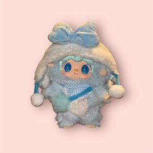 Yooki Warm Bunny Plush Pendant - Ice Bunny